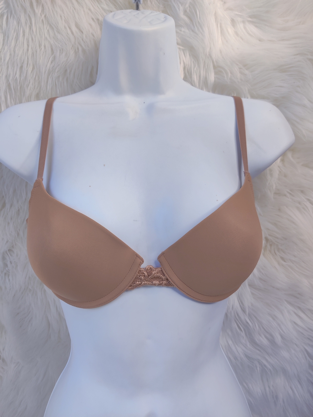 Natori 32C Nude Contour Push Up Underwire Bra Style 738109